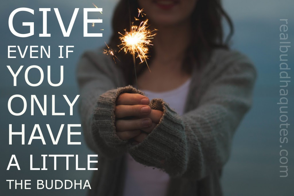 give even if you only have a little
