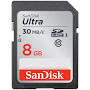SanDisk 8GB Ultra Class10 30Mb/s Memory Card 
