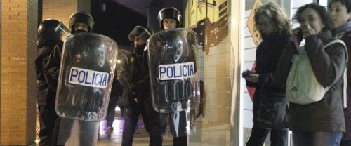   Varios heridos en una nueva manifestación en Burgos