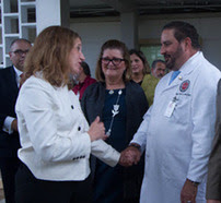 The team at El Centro Médico, the largest hospital in Puerto Rico, showed the Secretary and the HHS team their work to fight Zika.