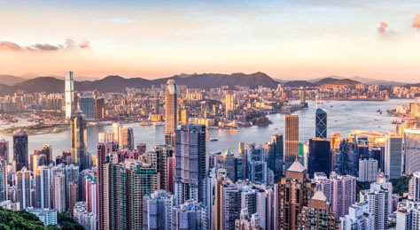 Panorámica de Hong Kong.