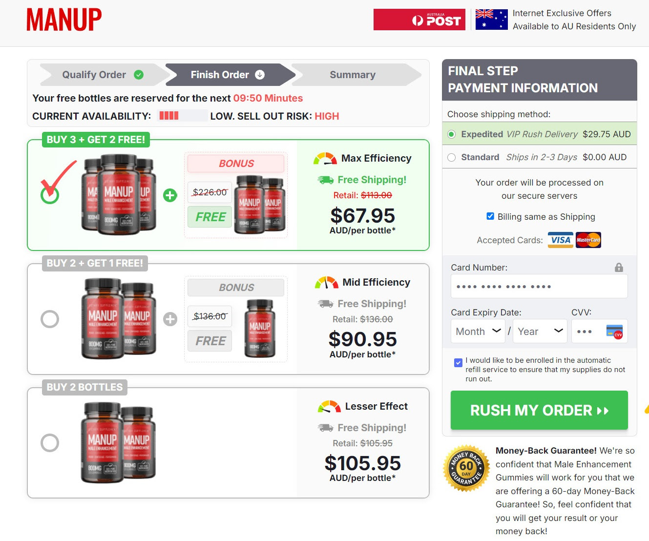 ManUp Male Enhancement Gummies Price
