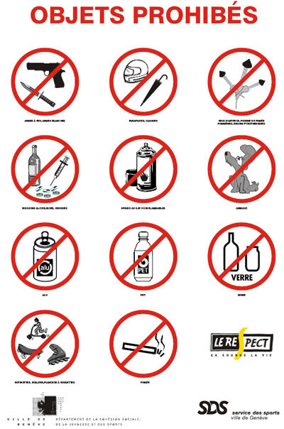 objets prohibés