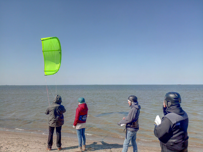 IKO kite instructor training April / May 8