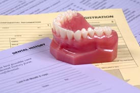Dentures on top of forms