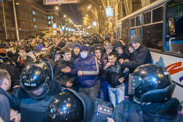 Donetsk riot