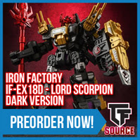 Transformers News: TFsource News! TFM Powertrain, Yellow Constructor, TR Broadside, Lord Scorpion Dark Version & More!