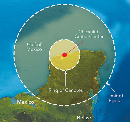 Image result for chicxulub crater Asteroid impact