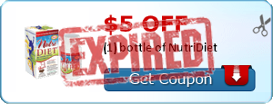 $5.00 off (1) bottle of NutriDiet