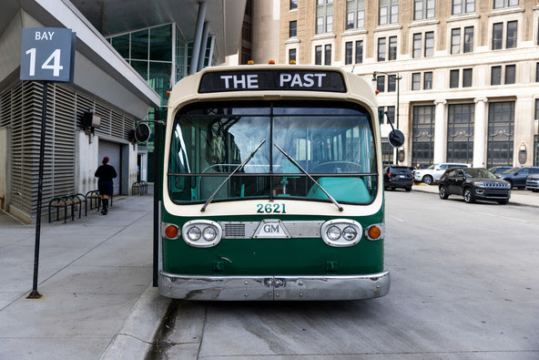Past Detroit Public Bus DDOT