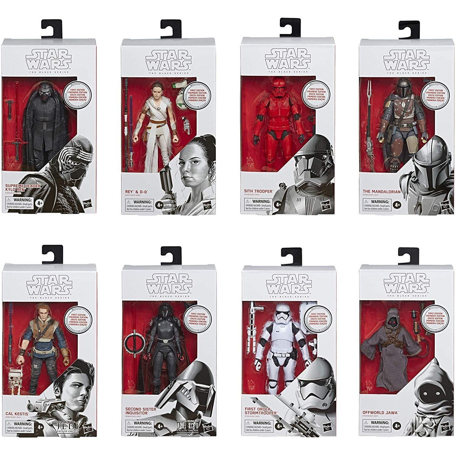 Image of Star Wars The Black Series Wave 22 (SPECIAL EDITION WHITE BOX) - Set of 8 - Q1 2020
