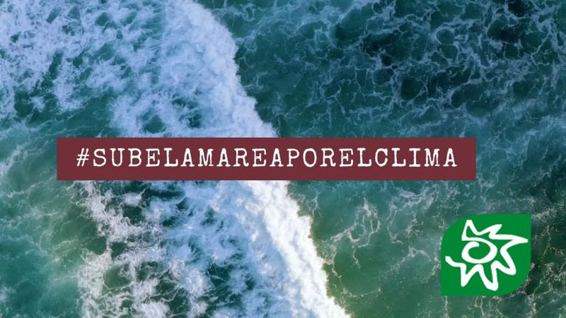 Sube la Marea por el
Clima frente a una salida de
la crisis injusta con las
personas y el planeta