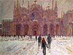 Snow in St Marks Basilica, Venice - Posted on Sunday, February 1, 2015 by Louisa Calder