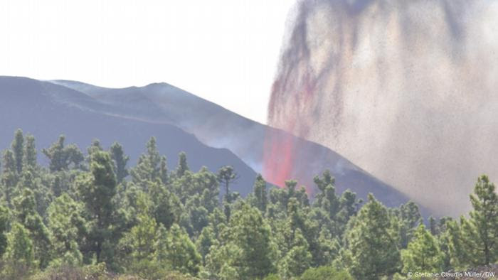 Muy activo en estos momentos: volcán de La Palma.