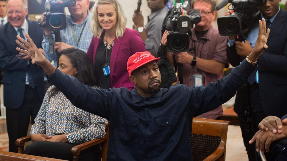 Kanye West en la Oficina Oval