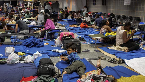 Major US Airport Becomes Shelter for Migrants as Liberal City Overwhelmed by Crisis