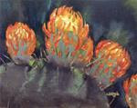 Flaming Cactus - Posted on Monday, November 17, 2014 by Charlotte Lough