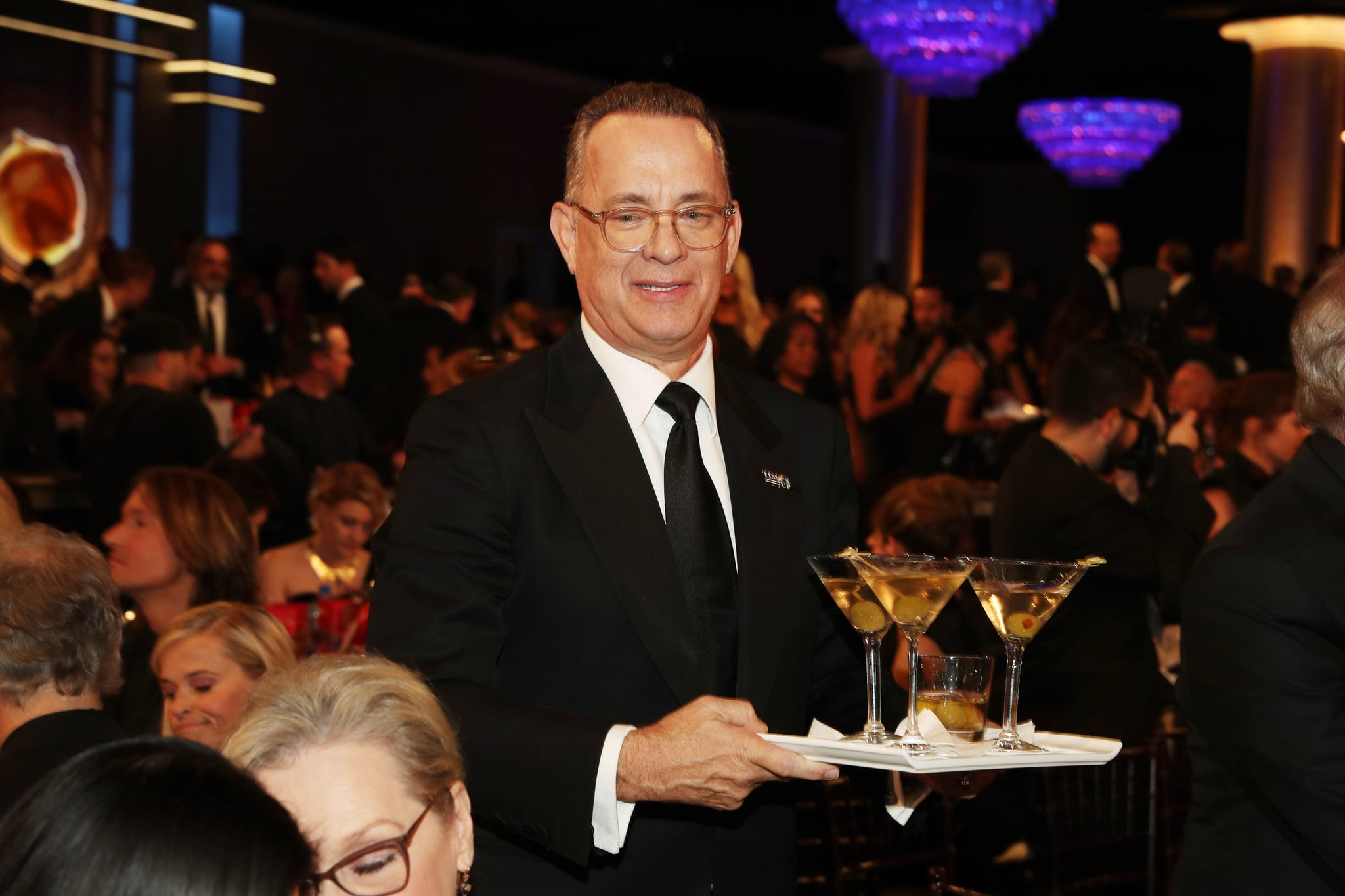 Tom Hanks at the 2018 Golden Globes.