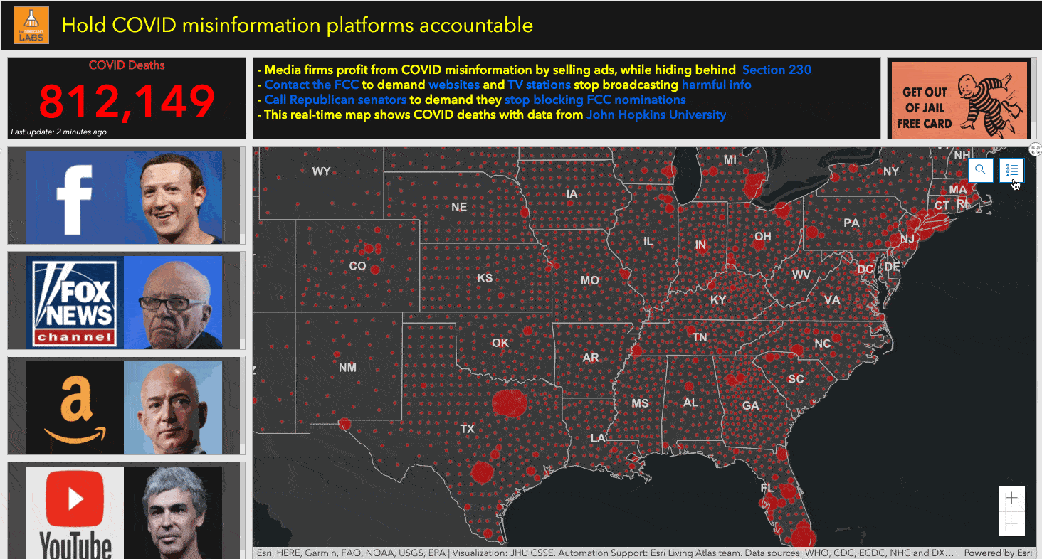 Hold media firms responsible for the harm they cause by spreading COVID misinformation