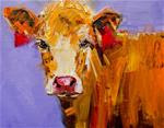 ARTOUTWEST Cow Oil Painting Original Diane Whitehead - Posted on Thursday, March 5, 2015 by Diane Whitehead