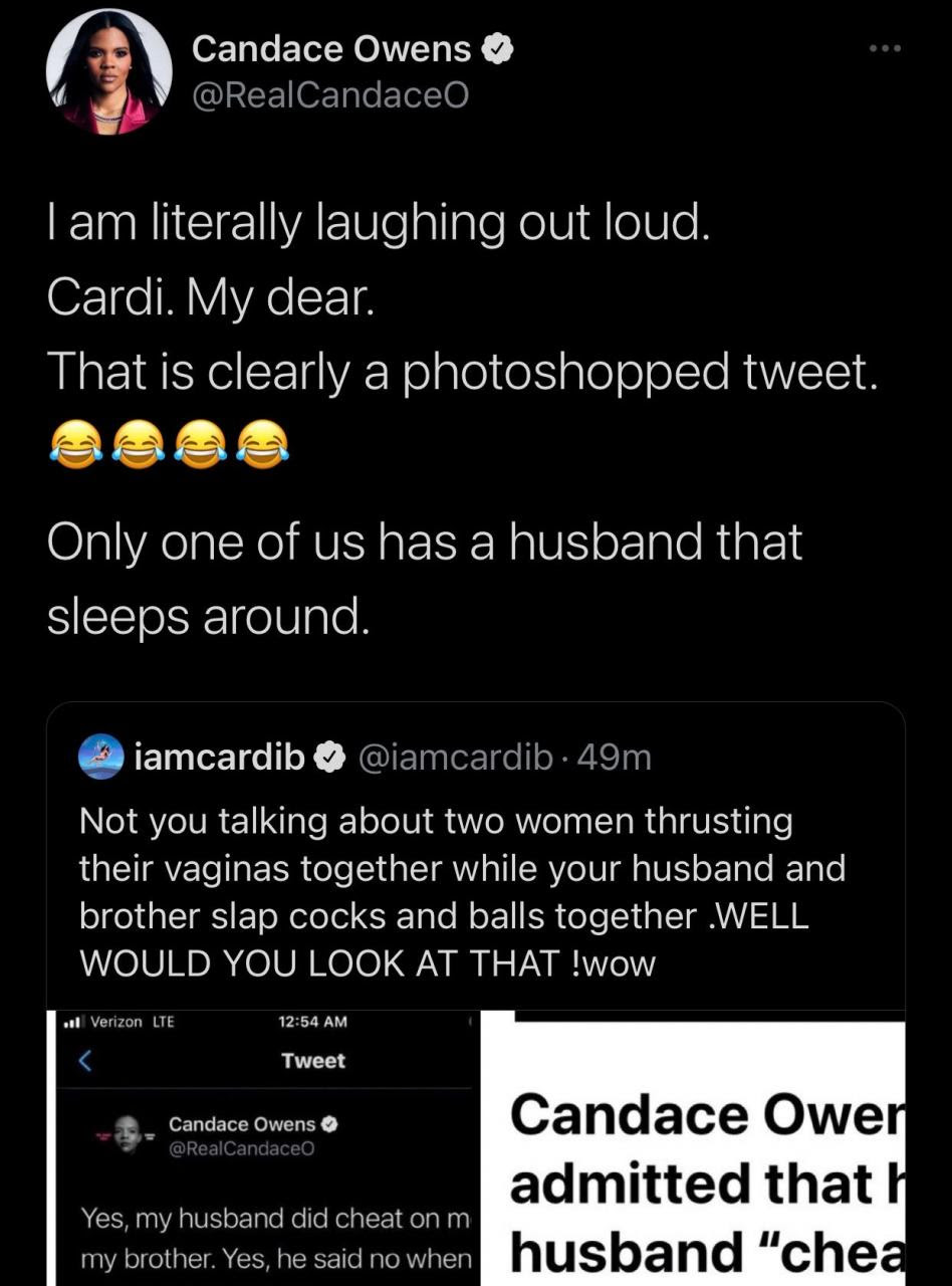 Cardi B and Candace Owens fight dirty and threaten to sue each other over Cardi