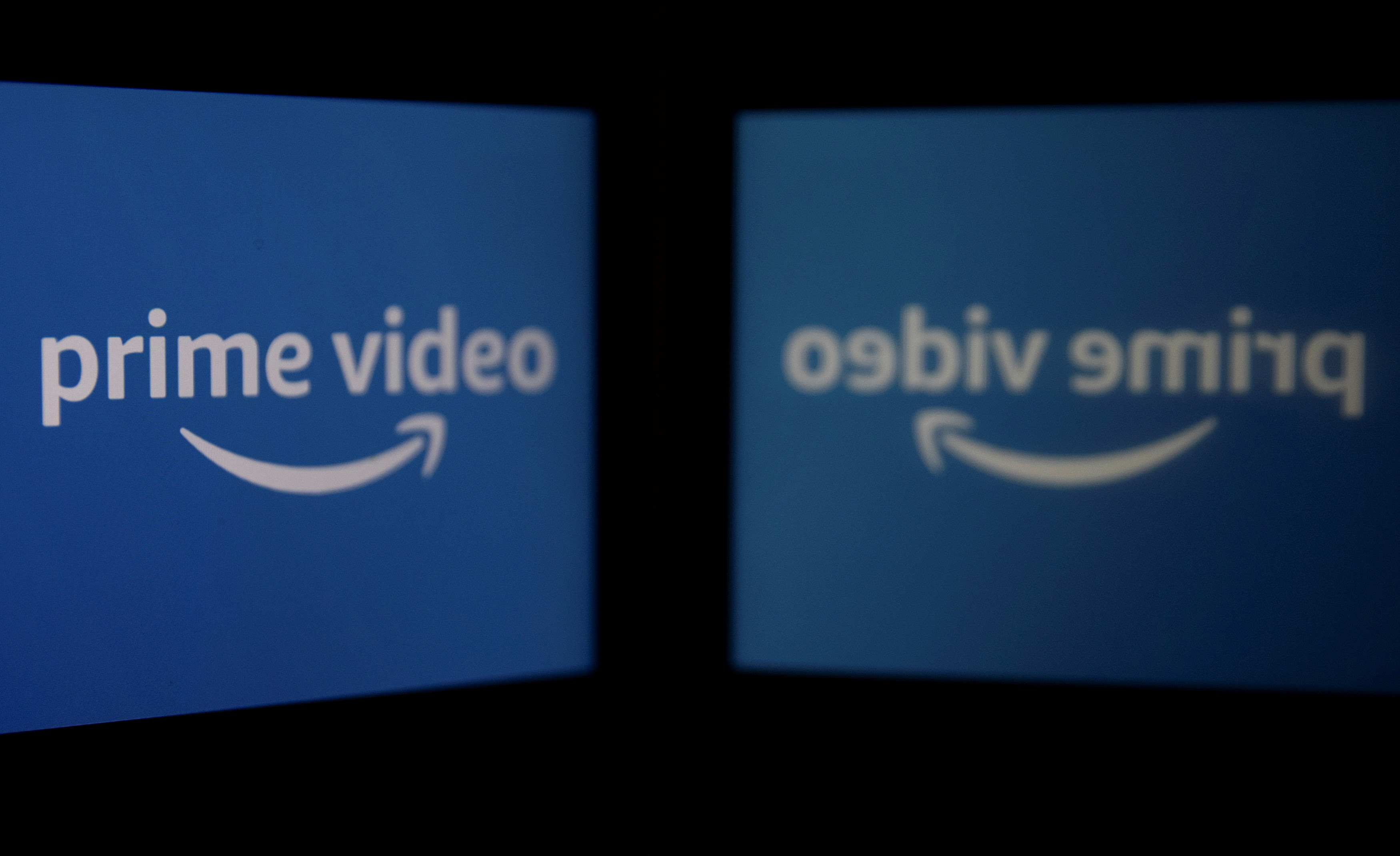 O logotipo do serviço de streaming Amazon Prime Video é visto nesta ilustração tirada em 5 de março de 2021. REUTERS/Danish Siddiqui/Illustration/File Photo