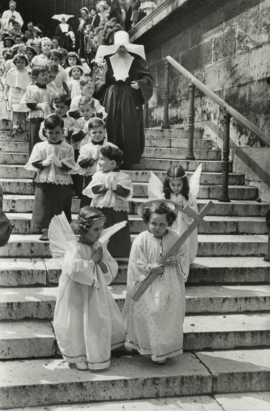 Henri Cartier-Bresson | Corpus Christi Procession, Paris, 1951 (1951 / c.  1980s) | Artsy