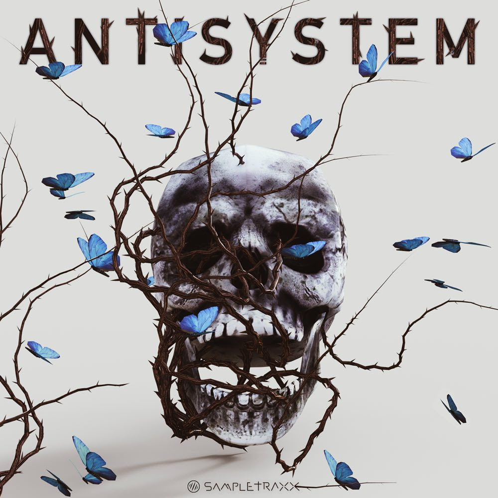 Hard detail. Antisystem. Antisystem distsust. SAMPLETRAXX logo. Antisystem Fighter.