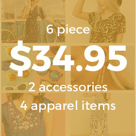 6 Piece Grab Bag- $34.95 & FREE SHIPPING