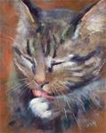 How to Paint Whiskers with Pastels - Posted on Thursday, February 12, 2015 by Karen Margulis