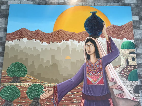 Image of a Chris Gazaleh mural