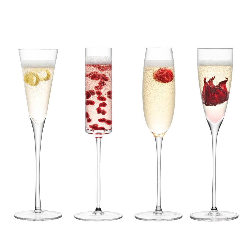 LSA LULU
CHAMPAGNE FLUTE 4 Piece Set