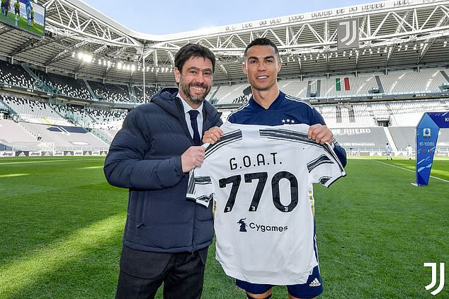 Cristiano Ronaldo presented with special 