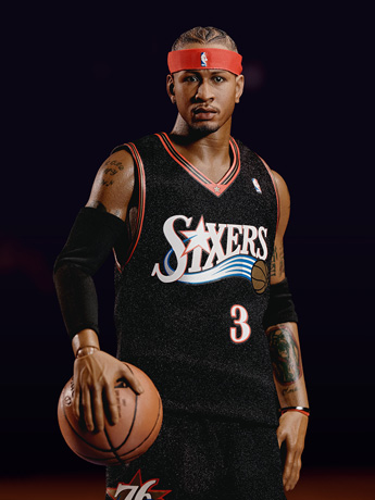 NBA Real Masterpiece Allen Iverson (Limited Retro Edition) 1/6 Scale Figure