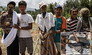 Indonesia's Ma'nene 'Cleaning of the Corpses' festival skeletons ...