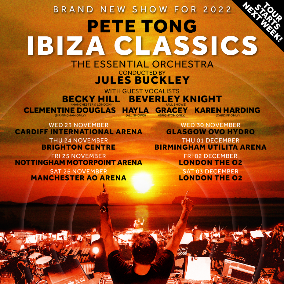 Pete Tong Announces Special Guest Vocalists For Classics This Nov