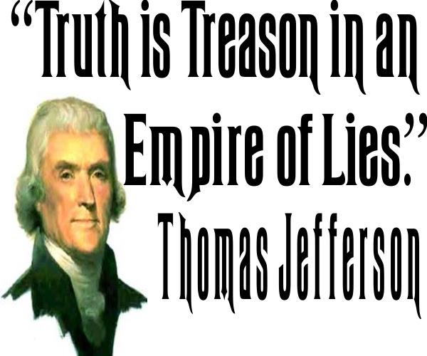 Image result for truth is treason in an empire of lies