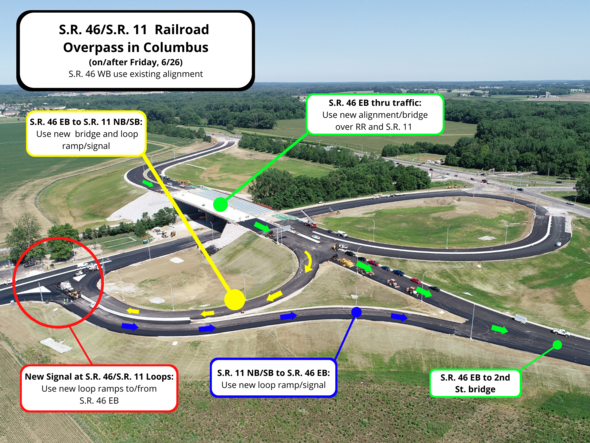 S.R. 46 EB Overpass