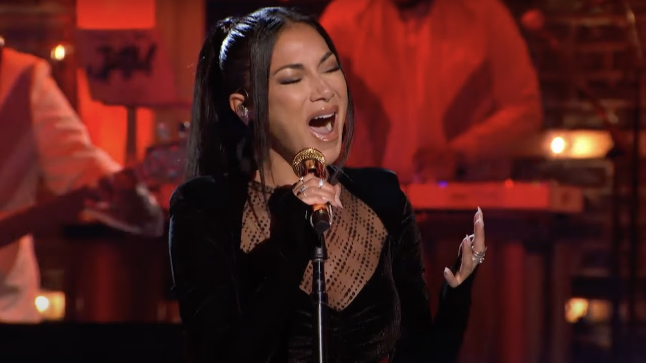 Ex-Pussycat Doll Nicole Scherzinger was asked to sing Celine Dion's Titanic ballad in the style of Led Zeppelin and she did not hold back