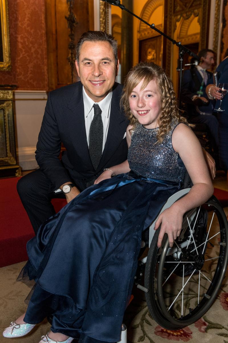 Hayley with David Walliams