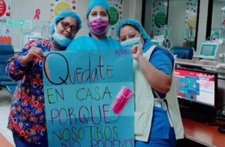 Honduras: Estado desprotege a las heroínas que están en primera línea luchando contra el Covid-19