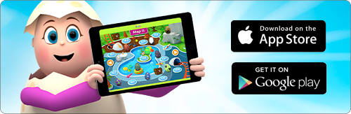 Reading Eggs app available on iTunes and Google Play