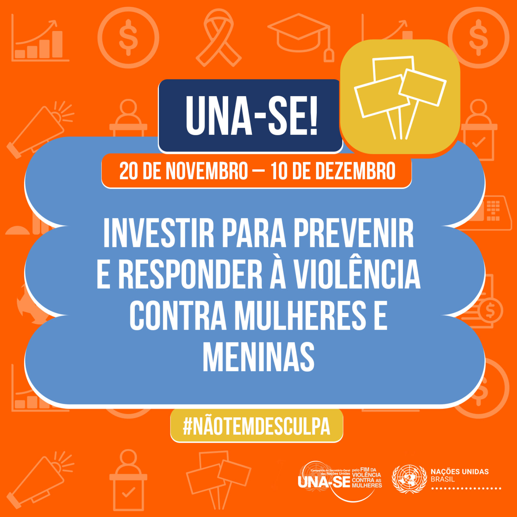 Em todo o mundo, os 16 Dias de Ativismo pelo Fim da Violência contra as Mulheres abrangem o período de 25 de novembro (Dia Internacional pela Eliminação da Violência contra as Mulheres) a 10 de dezembro (Dia Internacional dos Direitos Humanos). No Brasil, a mobilização se inicia em 20 de novembro, Dia da Consciência Negra.