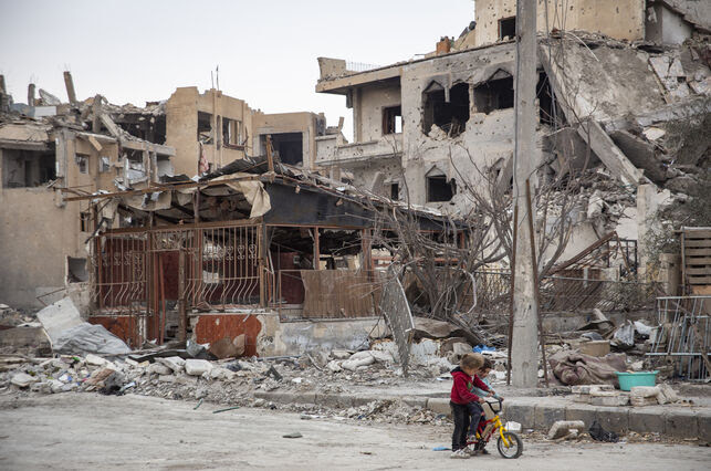 Un barrio de Raqqa, Siria, totalmente destruido por la guerra. Foto: AI