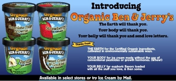 Légumes bio : « trop cher pour moi »+ autres articles(à venir) Benandjerry