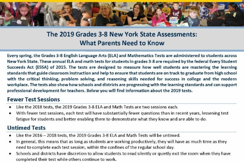 The 2019 Grades 3-8 New York State Assessments_ What Parents Need to Know