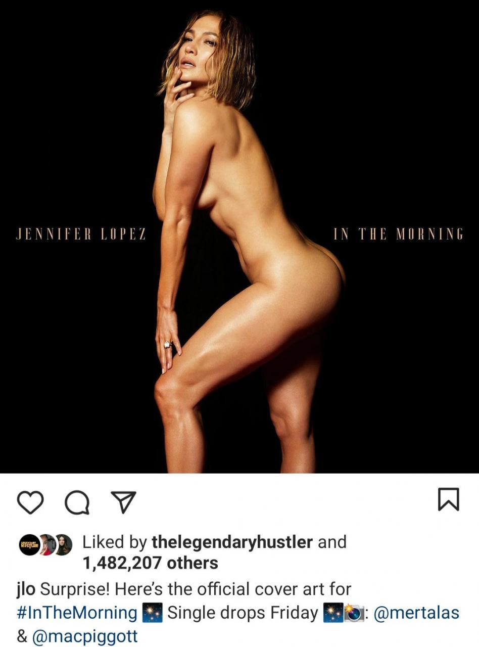 Jennifer Lopez strips down to her birthday suit in another racy photo to promote her latest single