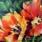 Open Red Tulips - Posted on Saturday, April 11, 2015 by Tammie Dickerson