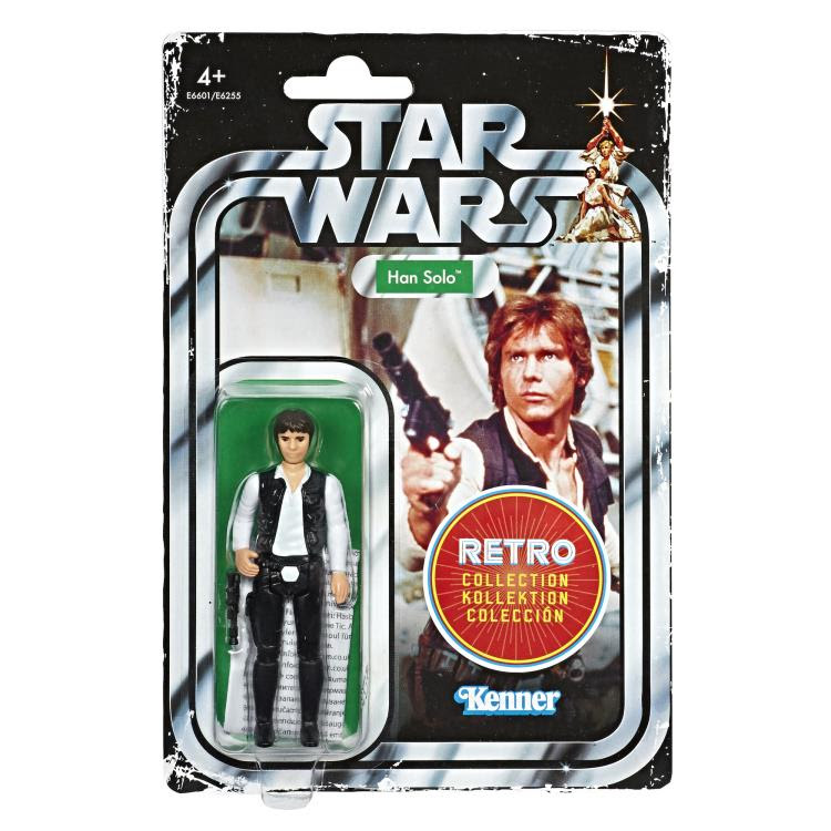 Image of Star Wars The Retro Collection Action Figures Wave 1 - Han Solo