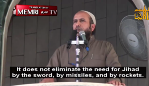Gaza Muslim cleric: “It is an honor for us” to have been “chosen by Allah to fight” and “strike fear” in the Jews
